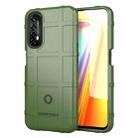 For OPPO Realme 7 Full Coverage Shockproof TPU Case(Army Green) - 1