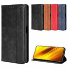 Xiaomi Poco X3 Pro / Poco X3 / Poco X3 NFC  Magnetic Buckle Retro Crazy Horse Texture Horizontal Flip Leather Case with Holder & Card Slots & Photo Frame(Red) - 3