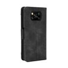 For Xiaomi Poco X3 Pro / Poco X3 / Poco X3 NFC Wallet Style Skin Feel Calf Pattern Leather Case with Separate Card Slot(Black) - 4