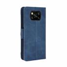 For Xiaomi Poco X3 Pro / Poco X3 / Poco X3 NFC Wallet Style Skin Feel Calf Pattern Leather Case with Separate Card Slot(Blue) - 4