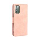 For Samsung Galaxy S20 FE 4G / 5G Wallet Style Skin Feel Calf Pattern Leather Case with Separate Card Slot(Pink) - 4
