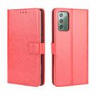 For Samsung Galaxy S20 FE 4G / 5G Retro Crazy Horse Texture Horizontal Flip Leather Case with Holder & Card Slots & Photo Frame(Red) - 1