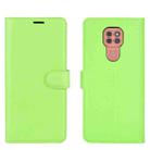 For Motorola Moto G9 / G9 Play Litchi Texture Horizontal Flip Protective Case with Holder & Card Slots & Wallet(Green) - 2