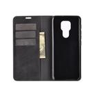 For Motorola Moto G9 / G9 Play Retro-skin Business Magnetic Suction Leather Case with Holder & Card Slots & Wallet(Black) - 2