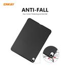 For iPad Air 2022 / 2020 10.9 / iPad Pro 11 2018 ENKAY ENK-8013 PU Leather + Plastic Smart Case with Three-folding Holder(Black) - 1
