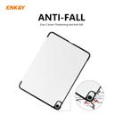 For iPad Air 2022 / 2020 10.9 / iPad Pro 11 2018 ENKAY ENK-8013 PU Leather + Plastic Smart Case with Three-folding Holder(White) - 2