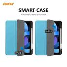 For iPad Air 2022 / 2020 10.9 / iPad Pro 11 2018 ENKAY ENK-8015 PU Leather + TPU Smart Case with Pen Slot(Light Blue) - 2