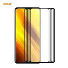 For Xiaomi Poco X3 / X3 NFC 5 PCS ENKAY Hat-Prince Full Glue 0.26mm 9H 2.5D Tempered Glass Full Coverage Film - 1