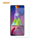 For Samsung Galaxy M51 2 PCS ENKAY Hat-Prince 0.26mm 9H 2.5D Curved Edge Tempered Glass Film - 1