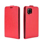 For Samsung Galaxy A42 5G  R64 Texture Single Vertical Flip Leather Protective Case with Card Slots & Photo Frame(Red) - 2