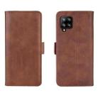 For Samsung Galaxy A42 5G Dual-side Magnetic Buckle Horizontal Flip Leather Case with Holder & Card Slots & Wallet(Brown) - 2