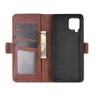 For Samsung Galaxy A42 5G Dual-side Magnetic Buckle Horizontal Flip Leather Case with Holder & Card Slots & Wallet(Brown) - 3