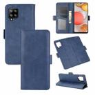 For Samsung Galaxy A42 5G Dual-side Magnetic Buckle Horizontal Flip Leather Case with Holder & Card Slots & Wallet(Dark Blue) - 1