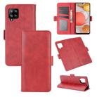 For Samsung Galaxy A42 5G Dual-side Magnetic Buckle Horizontal Flip Leather Case with Holder & Card Slots & Wallet(Red) - 1