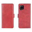 For Samsung Galaxy A42 5G Dual-side Magnetic Buckle Horizontal Flip Leather Case with Holder & Card Slots & Wallet(Red) - 2