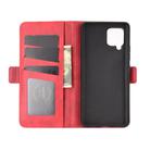 For Samsung Galaxy A42 5G Dual-side Magnetic Buckle Horizontal Flip Leather Case with Holder & Card Slots & Wallet(Red) - 3