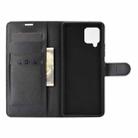 For Samsung Galaxy A42 5G Litchi Texture Horizontal Flip Protective Case with Holder & Card Slots & Wallet(Black) - 3