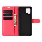 For Samsung Galaxy A42 5G Litchi Texture Horizontal Flip Protective Case with Holder & Card Slots & Wallet(Red) - 3