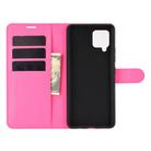 For Samsung Galaxy A42 5G Litchi Texture Horizontal Flip Protective Case with Holder & Card Slots & Wallet(Rose red) - 3