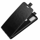 For Alcatel 3X 2020 R64 Texture Single Vertical Flip Leather Protective Case with Card Slots & Photo Frame(Black) - 3