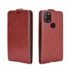 For Alcatel 3X 2020 R64 Texture Single Vertical Flip Leather Protective Case with Card Slots & Photo Frame(Brown) - 2