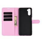 For Huawei Mate 40 lite/Mai Mang 9 Litchi Texture Horizontal Flip Protective Case with Holder & Card Slots & Wallet(Pink) - 3