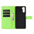 For Huawei Mate 40 lite/Mai Mang 9 Litchi Texture Horizontal Flip Protective Case with Holder & Card Slots & Wallet(Green) - 3