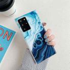 For Samsung Galaxy A51 Ocean Wave Coral IMD Glossy Marble Phone Case(Black SD2) - 1