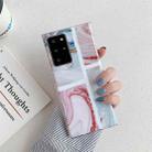 For Samsung Galaxy A71 5G Ocean Wave Coral IMD Glossy Marble Phone Case(Pink SD4) - 1