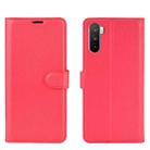 For Huawei Mate 40 lite/Maimang 9 Litchi Texture Horizontal Flip Protective Case with Holder & Card Slots & Wallet(Red) - 2