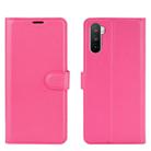 For Huawei Mate 40 lite/Maimang 9 Litchi Texture Horizontal Flip Protective Case with Holder & Card Slots & Wallet(Rose red) - 1