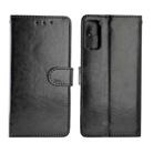 For OPPO Reno4(4G) Crazy Horse Texture Leather Horizontal Flip Protective Case with Holder & Card Slots & Wallet & Photo Frame(Black) - 2