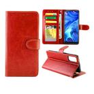 For OPPO Reno4(4G) Crazy Horse Texture Leather Horizontal Flip Protective Case with Holder & Card Slots & Wallet & Photo Frame(Brown) - 1