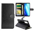 For OPPO Reno4 Pro(4G) Crazy Horse Texture Leather Horizontal Flip Protective Case with Holder & Card Slots & Wallet & Photo Frame(Black) - 1