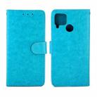 For OPPO Realme C12/C15 Crazy Horse Texture Leather Horizontal Flip Protective Case with Holder & Card Slots & Wallet & Photo Frame(Baby Blue) - 2