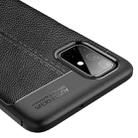 For Galaxy M51 (Side fingerprint) Litchi Texture TPU Shockproof Case(Navy Blue) - 3
