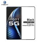 For vivo iQOO5 PINWUYO 9H 3D Curved Full Screen Explosion-proof Tempered Glass Film(Black) - 1