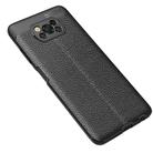 For Xiaomi Poco X3 NFC Litchi Texture TPU Shockproof Case(Black) - 1