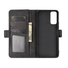 For VIVO Y20 Dual-side Magnetic Buckle Horizontal Flip Leather Case with Holder & Card Slots & Wallet(Black) - 3