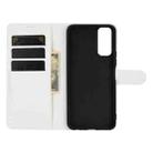 For vivo Y20 Litchi Texture Horizontal Flip Protective Case with Holder & Card Slots & Wallet(White) - 3