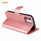For iPhone 12 mini ENKAY Hat-Prince Horizontal Flip Leather Case with Holder & Card Slots & Wallet(Pink) - 2