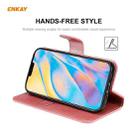 For iPhone 12 mini ENKAY Hat-Prince Horizontal Flip Leather Case with Holder & Card Slots & Wallet(Pink) - 3