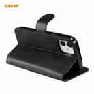 For iPhone 12 mini ENKAY Hat-Prince Horizontal Flip Leather Case with Holder & Card Slots & Wallet(Black) - 2