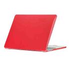 For MacBook Air 13.6 2022/2024 A2681 M2 / A3113 M3 ENKAY Crystal Laptop Protective Case (Red) - 1