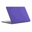 For MacBook Air 13.6 2022/2024 A2681 (M2) / A3113 (M3) ENKAY Matte Laptop Protective Case (Dark Purple) - 1