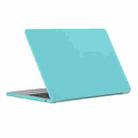 For MacBook Air 13.6 2022/2024 A2681 (M2) / A3113 (M3) ENKAY Matte Laptop Protective Case (Turquoise) - 1