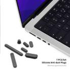 For MacBook Air 13.6 2022/2024 A2681 M2 / A3113 M3 EU Version ENKAY 3 in 1 Crystal Laptop Case with TPU Keyboard Film / Anti-dust Plugs (Orange) - 8