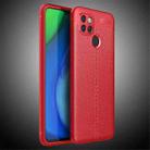 For OPPO Realme V3 Litchi Texture TPU Shockproof Case(Red) - 1