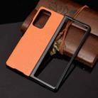 For Samsung Galaxy Z Fold2 / Z Fold2 5G Shockproof Crocodile Texture PC + PU Case(Orange) - 3