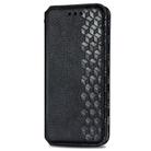 For Xiaomi Poco X3 NFC Cubic Grid Pressed Horizontal Flip Magnetic PU Leather Case with Holder & Card Slots & Wallet(Black) - 2